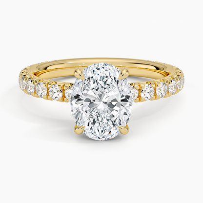 Olympia Diamond Ring Hidden Halo