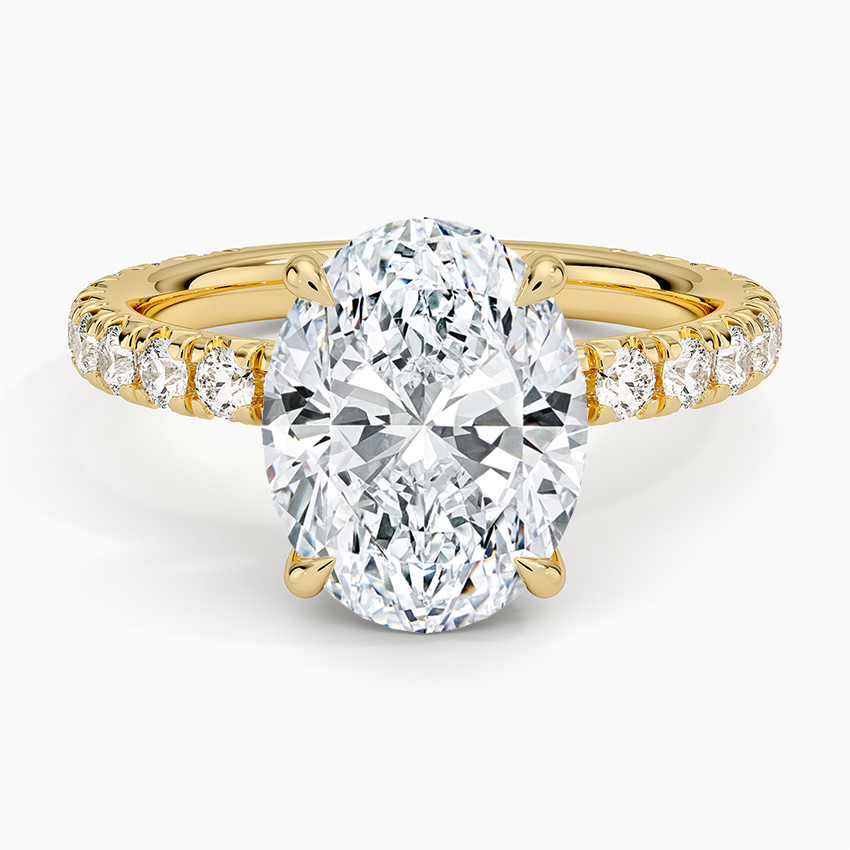 Olympia Diamond Ring Hidden Halo