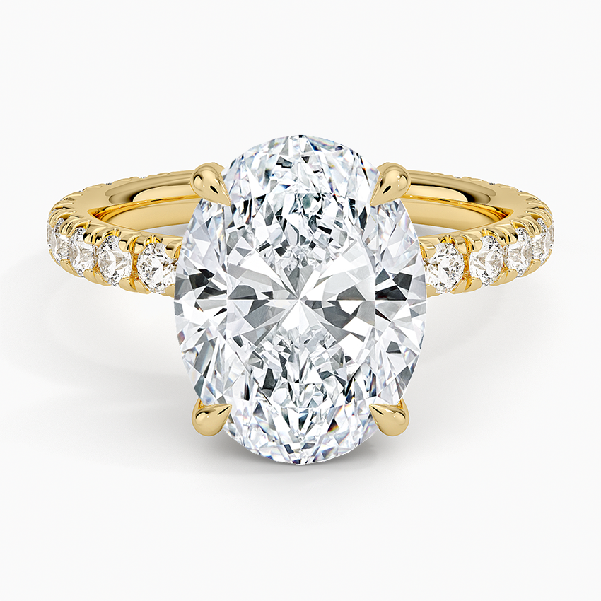 Olympia Diamond Ring Hidden Halo