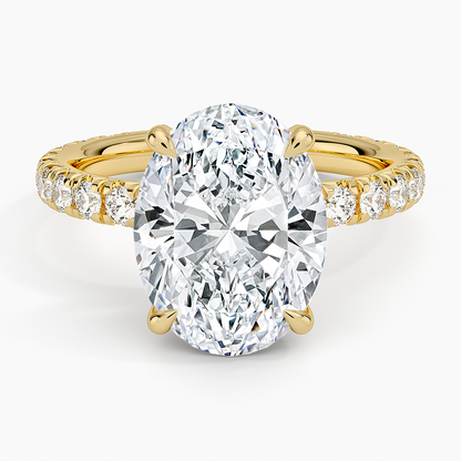 Olympia Diamond Ring Hidden Halo
