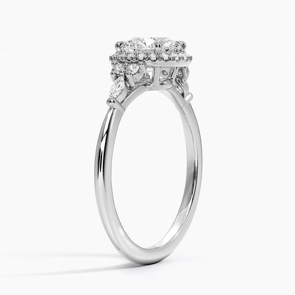 Nadia Halo Diamond Ring