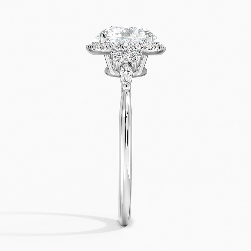 Nadia Halo Diamond Ring