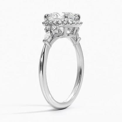 Nadia Halo Diamond Ring
