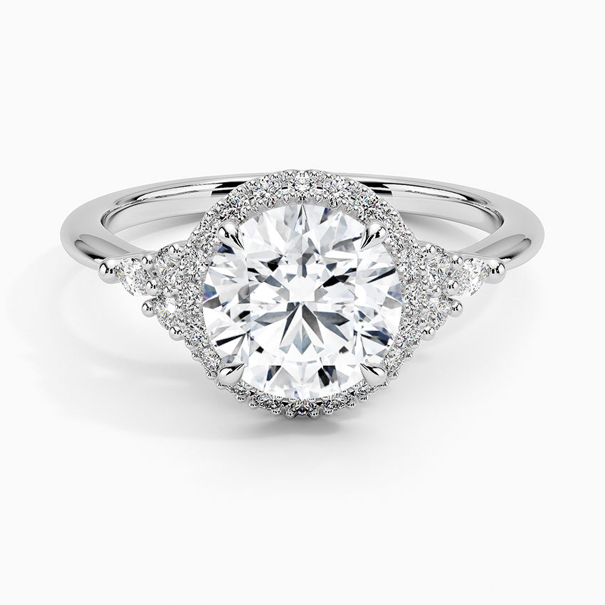 Nadia Halo Diamond Ring