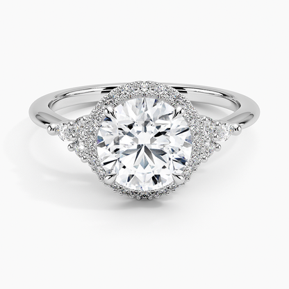 Nadia Halo Diamond Ring