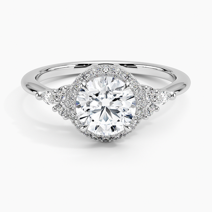 Nadia Halo Diamond Ring