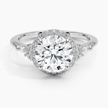 Nadia Halo Diamond Ring
