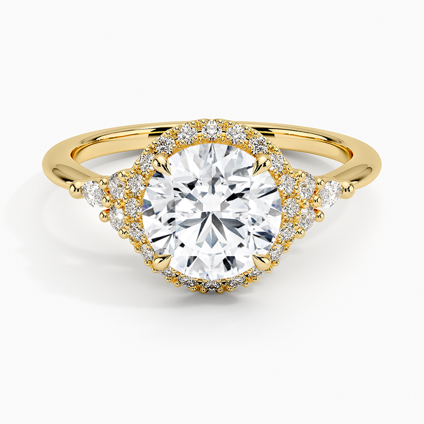 Nadia Halo Diamond Ring
