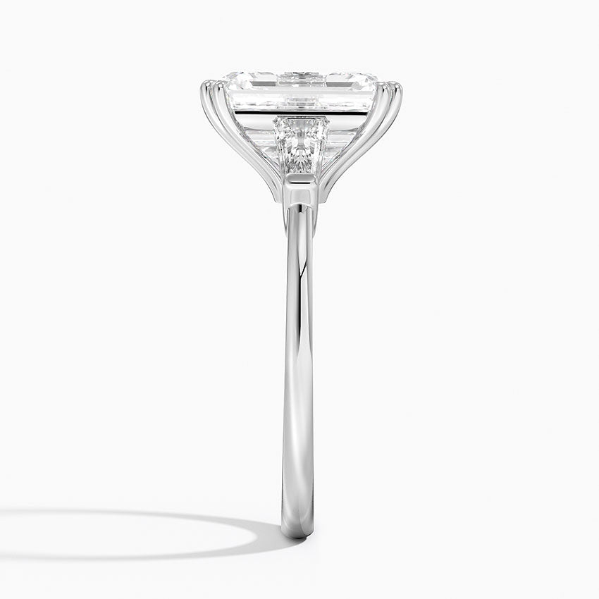 Symphony Double Prong Three Stone Diamond Ring