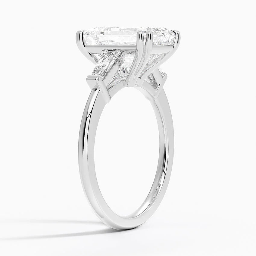 Symphony Double Prong Three Stone Diamond Ring