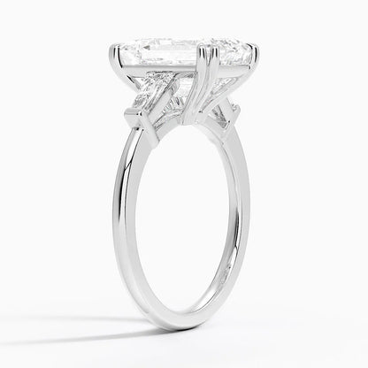 Symphony Double Prong Three Stone Diamond Ring
