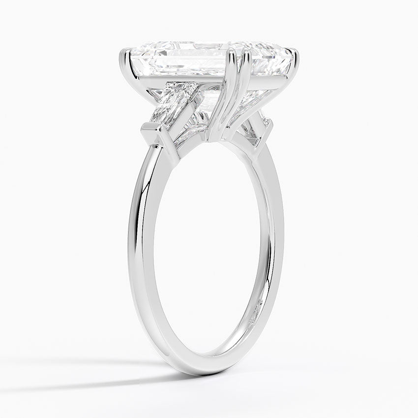 Symphony Double Prong Three Stone Diamond Ring