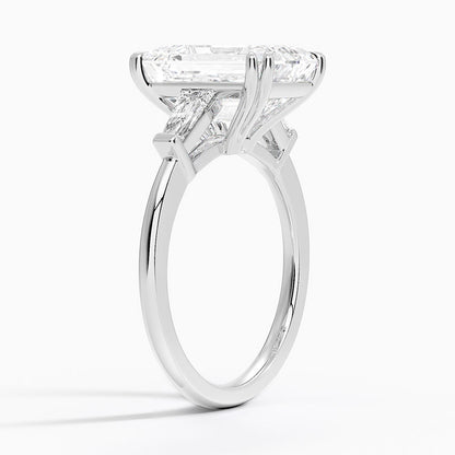 Symphony Double Prong Three Stone Diamond Ring