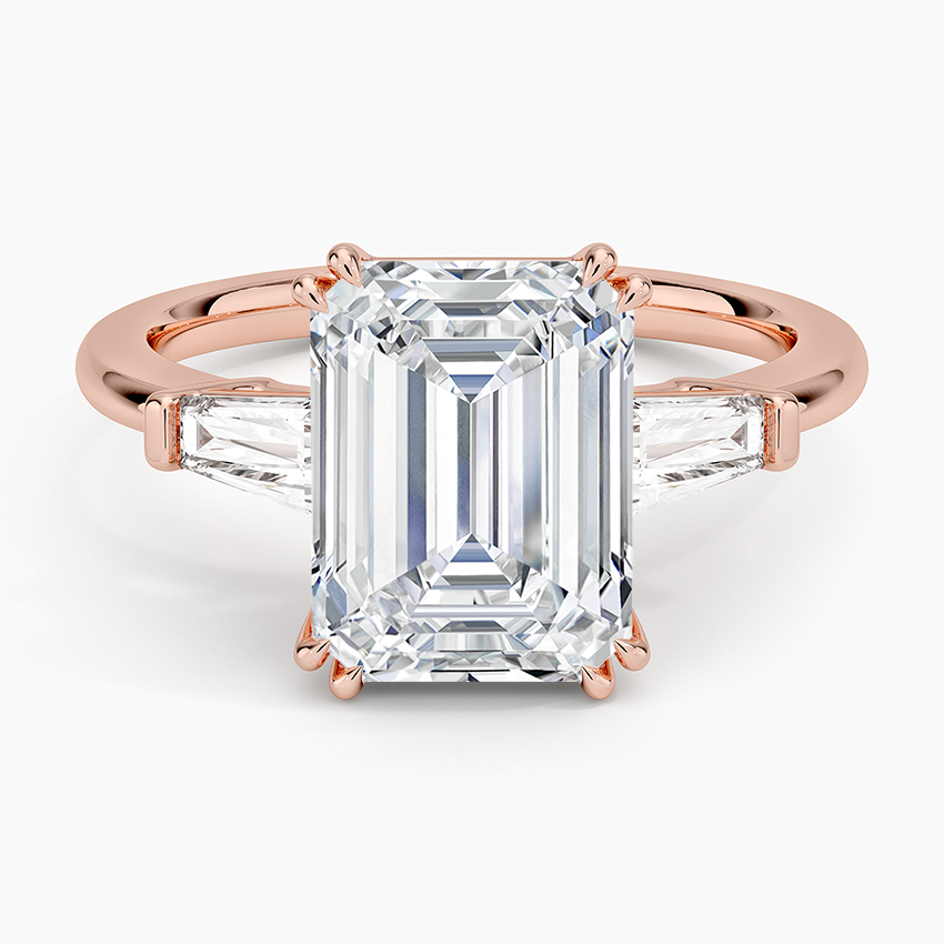 Symphony Double Prong Three Stone Diamond Ring