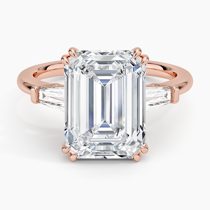 Symphony Double Prong Three Stone Diamond Ring