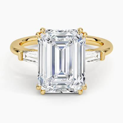 Symphony Double Prong Three Stone Diamond Ring