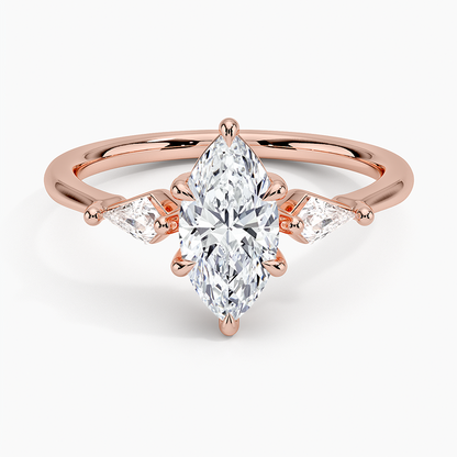 Cometa Three Stone Diamond Ring