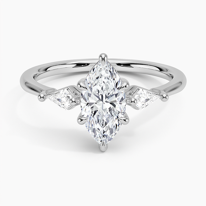 Cometa Three Stone Diamond Ring