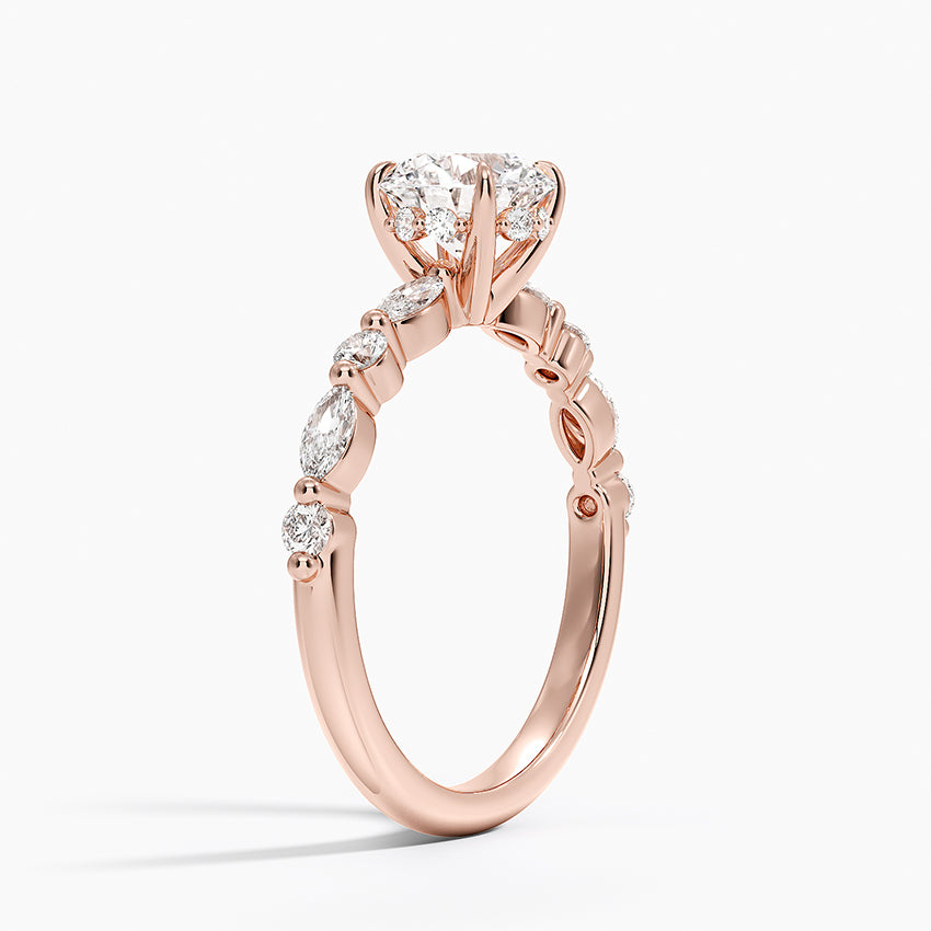 Versailles Diamond Ring Hidden Halo