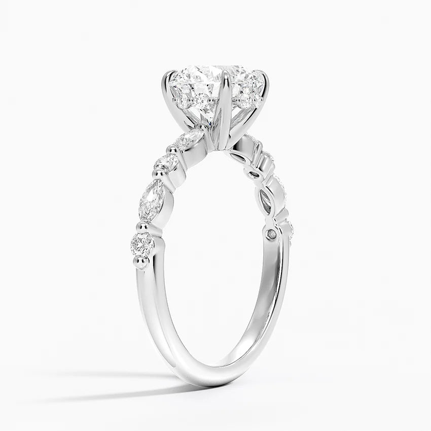 Versailles Diamond Ring Hidden Halo
