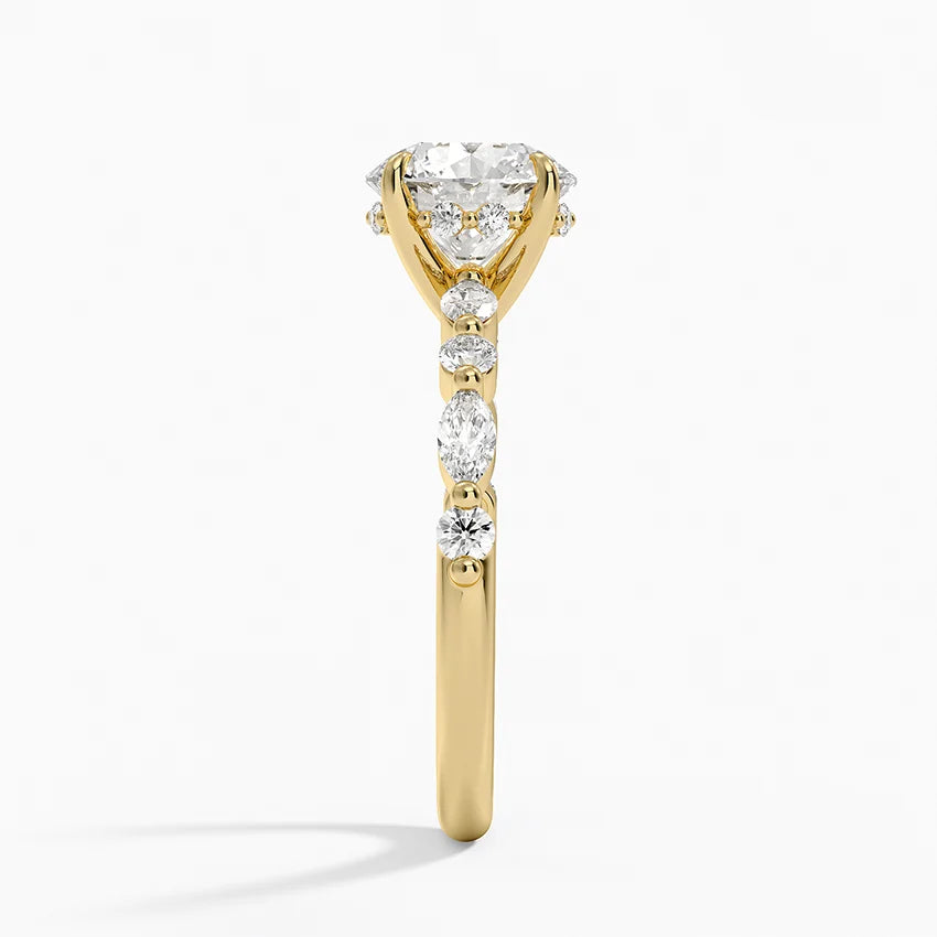 Versailles Diamond Ring Hidden Halo