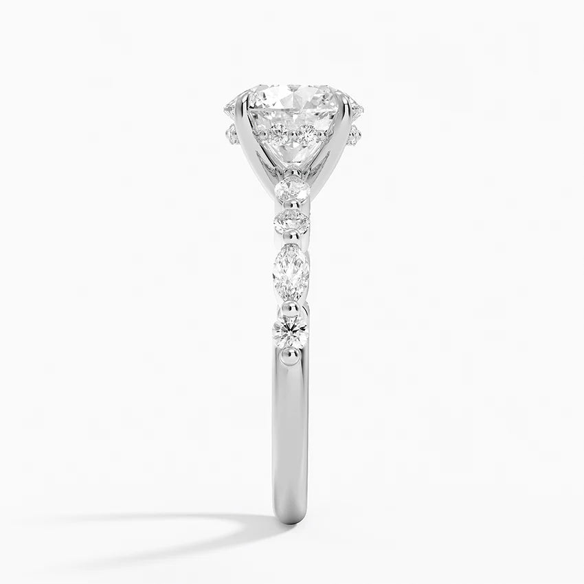 Versailles Diamond Ring Hidden Halo