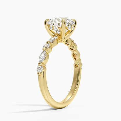 Versailles Diamond Ring Hidden Halo