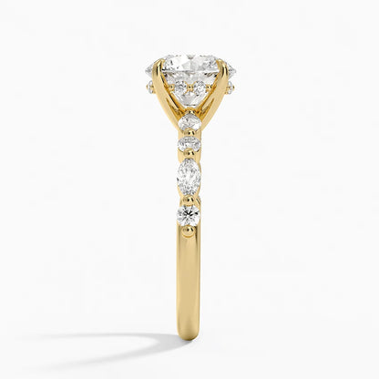 Versailles Diamond Ring Hidden Halo