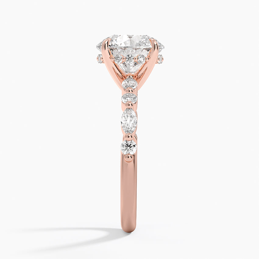 Versailles Diamond Ring Hidden Halo