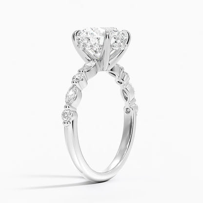 Versailles Diamond Ring Hidden Halo