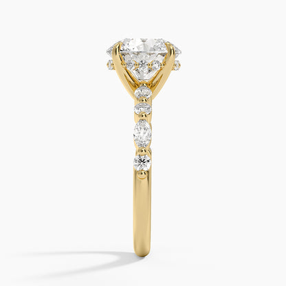 Versailles Diamond Ring Hidden Halo