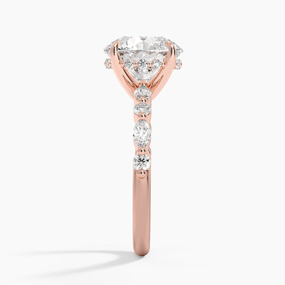 Versailles Diamond Ring Hidden Halo