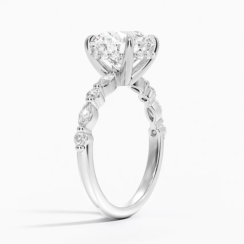 Versailles Diamond Ring Hidden Halo