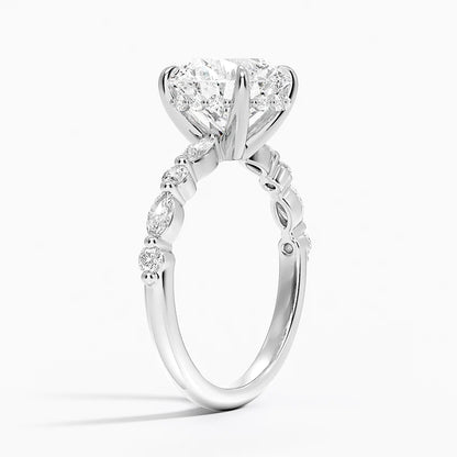 Versailles Diamond Ring Hidden Halo