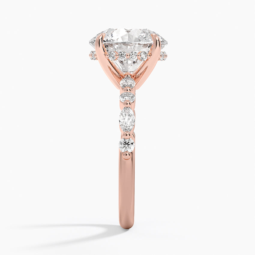 Versailles Diamond Ring Hidden Halo