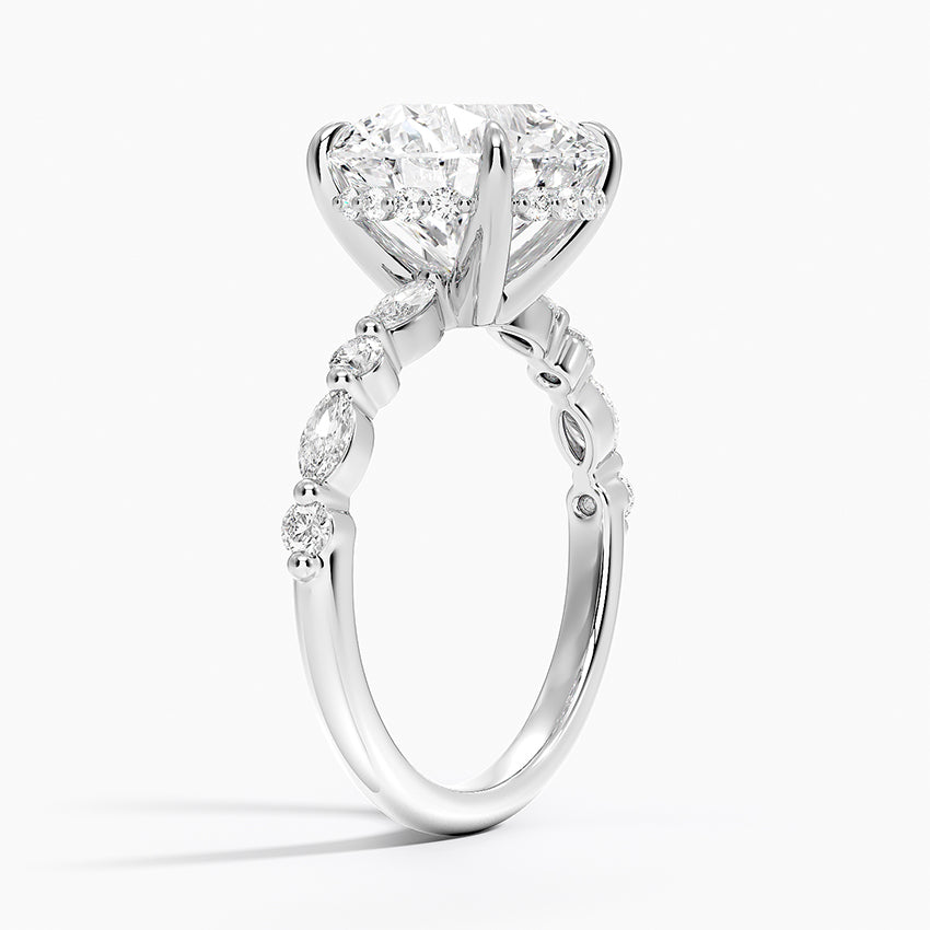 Versailles Diamond Ring Hidden Halo
