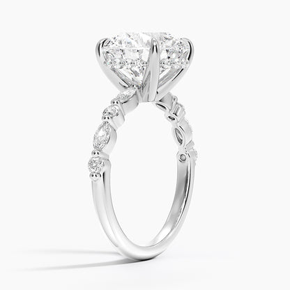 Versailles Diamond Ring Hidden Halo