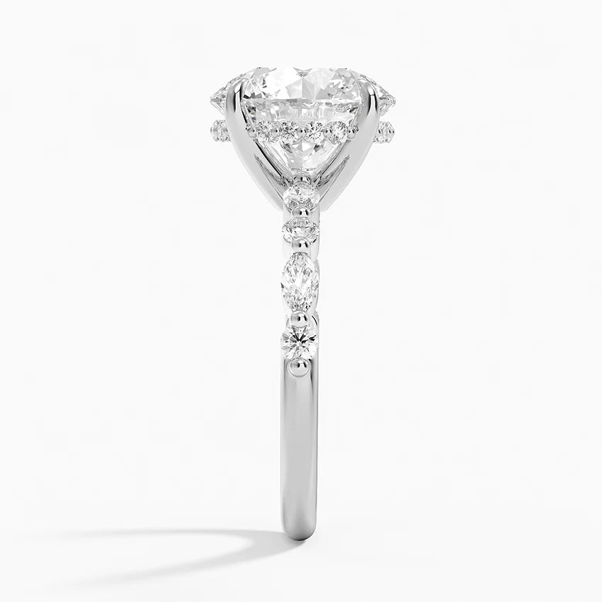 Versailles Diamond Ring Hidden Halo