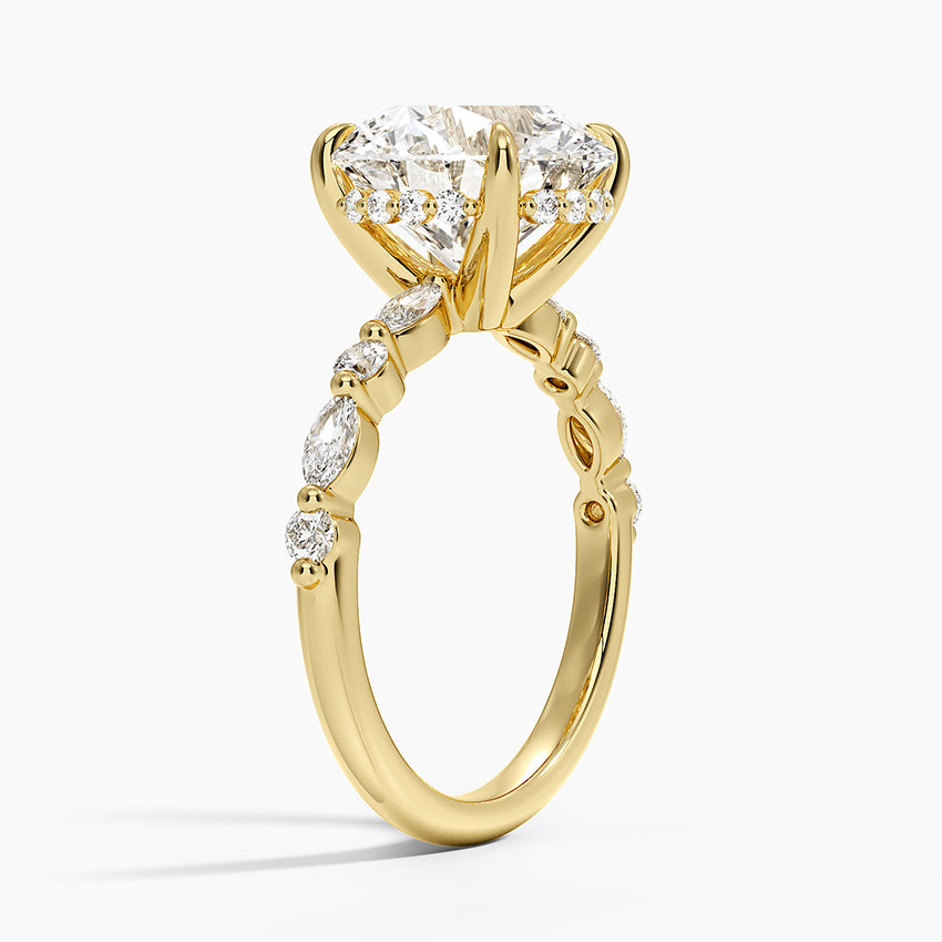 Versailles Diamond Ring Hidden Halo