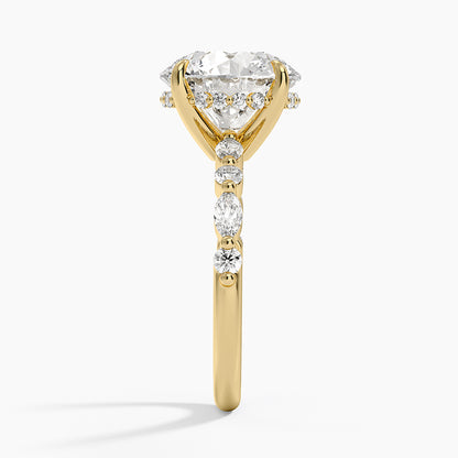 Versailles Diamond Ring Hidden Halo