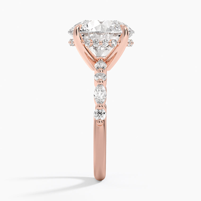 Versailles Diamond Ring Hidden Halo