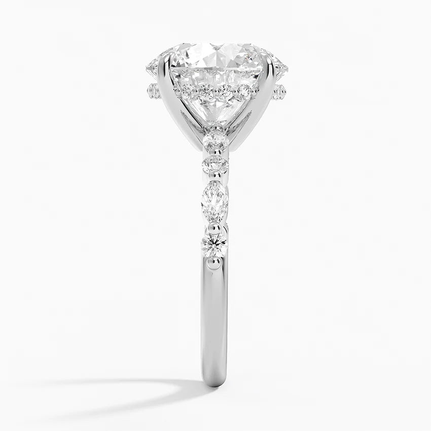 Versailles Diamond Ring Hidden Halo