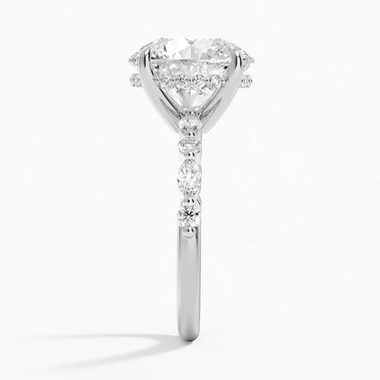 Versailles Diamond Ring Hidden Halo