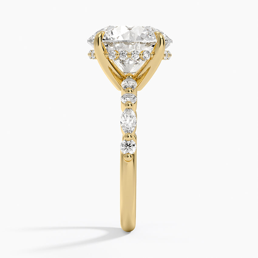 Versailles Diamond Ring Hidden Halo