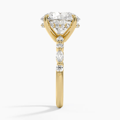 Versailles Diamond Ring Hidden Halo