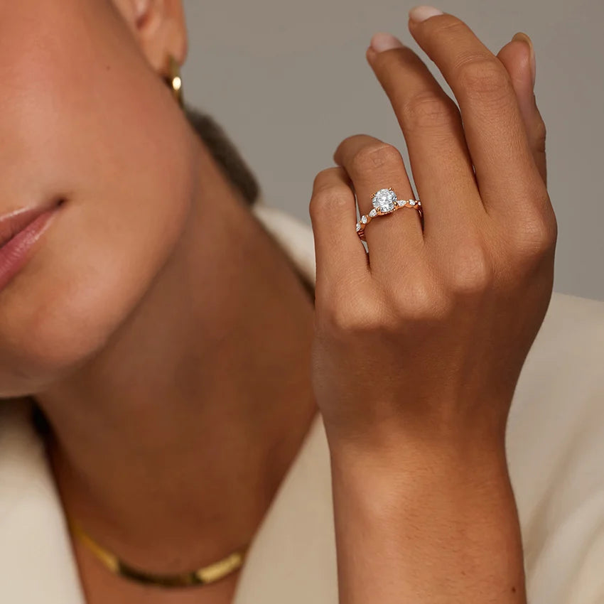 Versailles Diamond Ring Hidden Halo