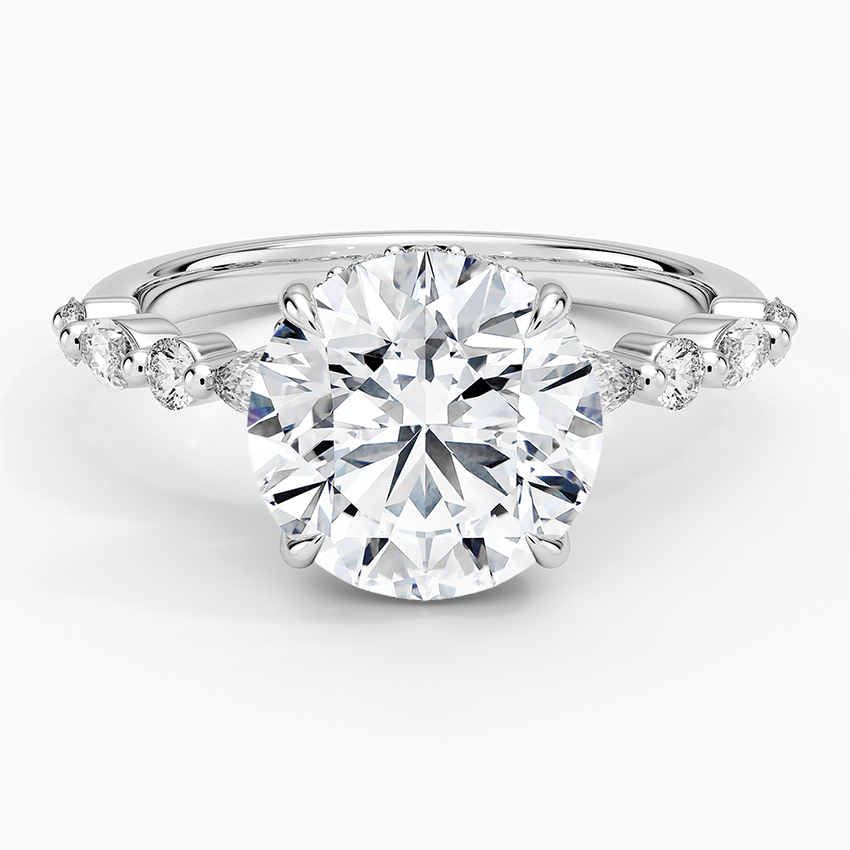 Versailles Diamond Ring Hidden Halo