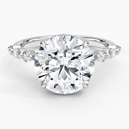 Versailles Diamond Ring Hidden Halo