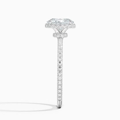 Gala Diamond Ring Hidden Halo