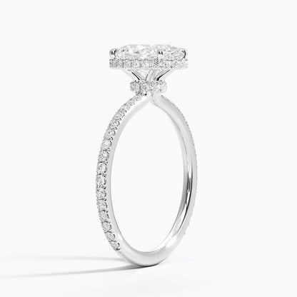 Gala Diamond Ring Hidden Halo